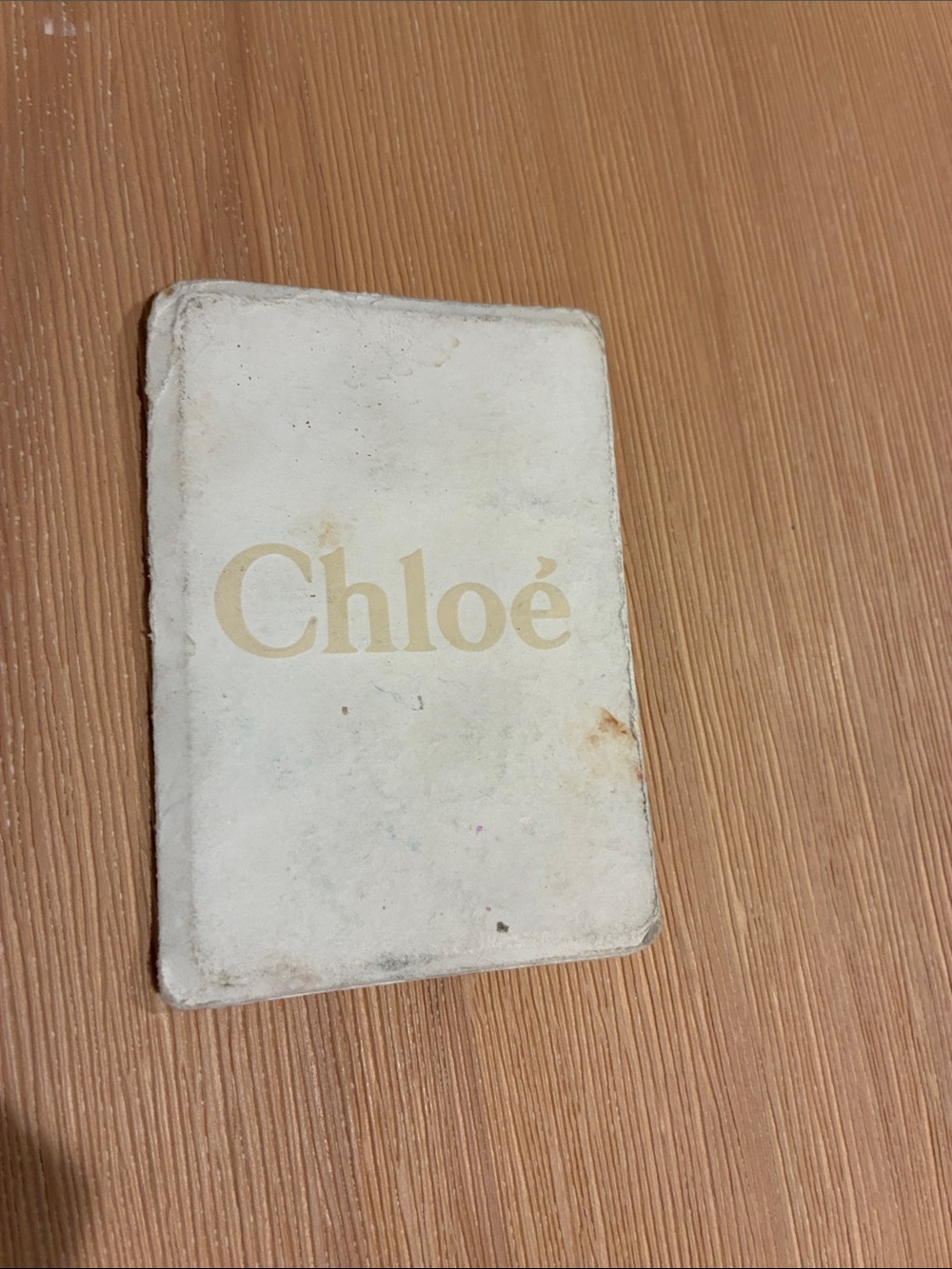 Chloé Cream Logo Decorative Authentic